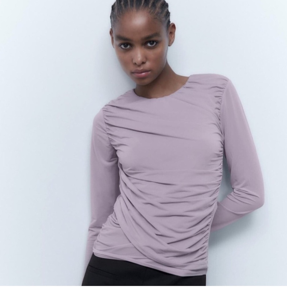 Zara Ruched Blouse